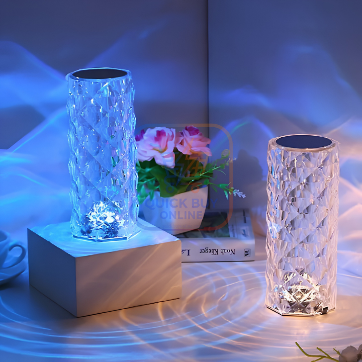 16 Color Crystal LED Touch Table Lamp