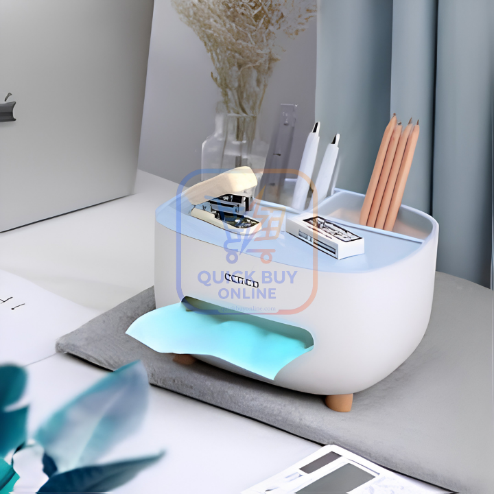 Ecoco Multifunctional Tissue Storage Organizer
