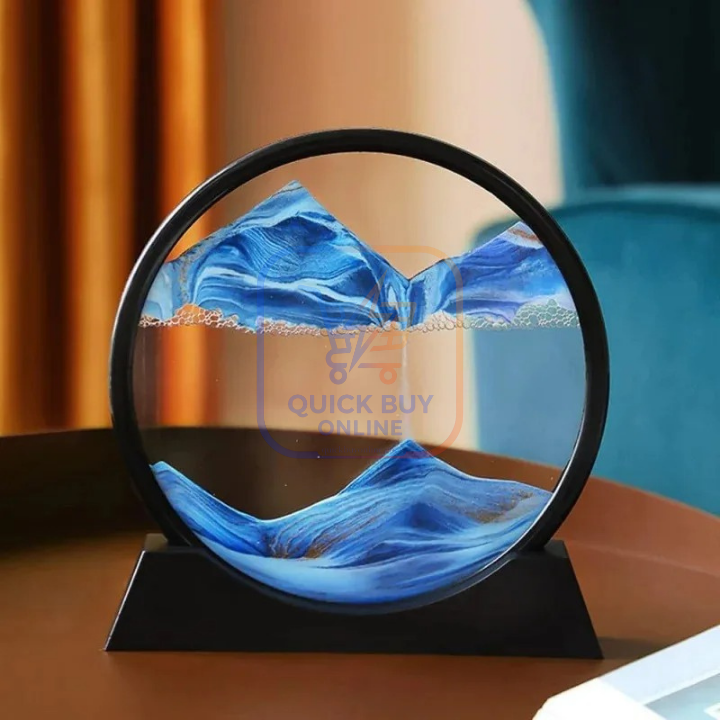 3D Moving Sand Art Glass Decor