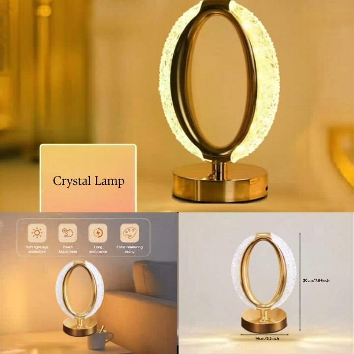 Crystal LED Table Lamp Decorative Night Light