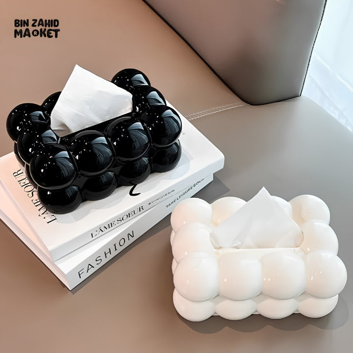 Decorative Bubble Bow Tissue Holder