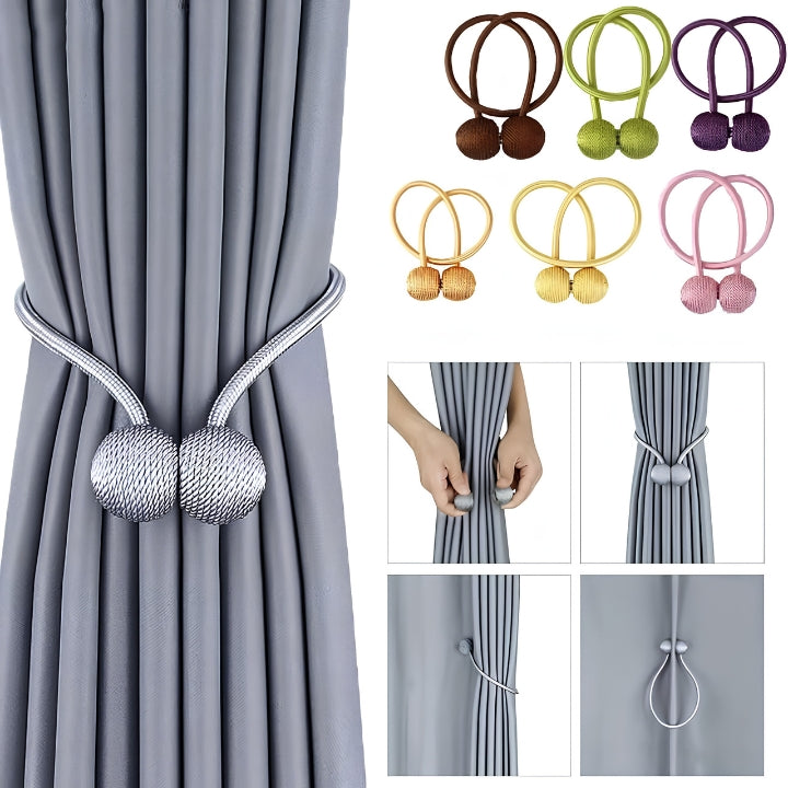 Magnetic Decorative Curtain Tieback Clips