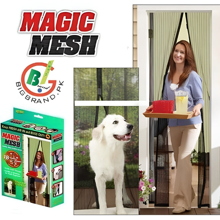 Magnetic Mesh Mosquito Screen Door Curtain
