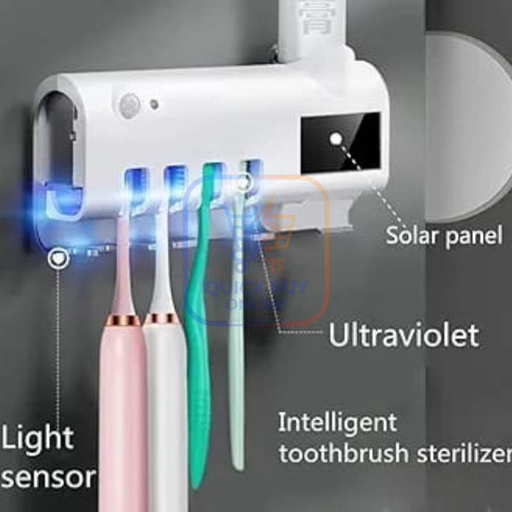 UV Toothbrush Sterilizer Wall Mount Holder