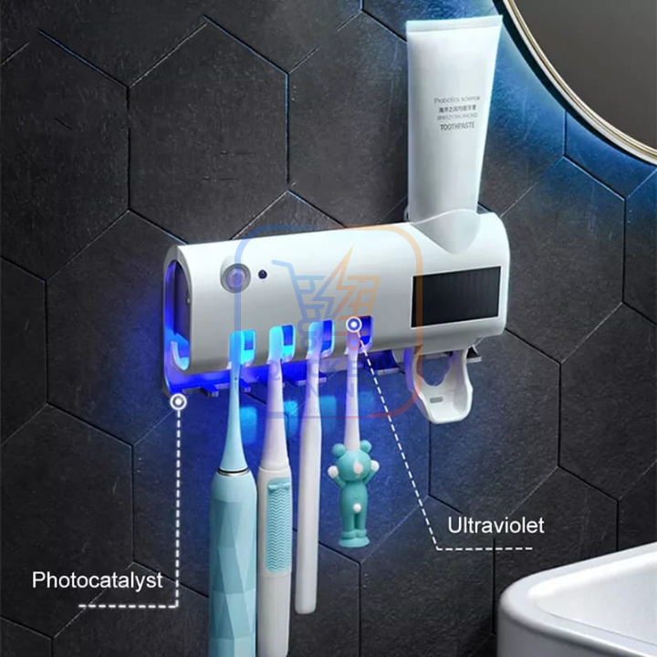 UV Toothbrush Sterilizer Wall Mount Holder