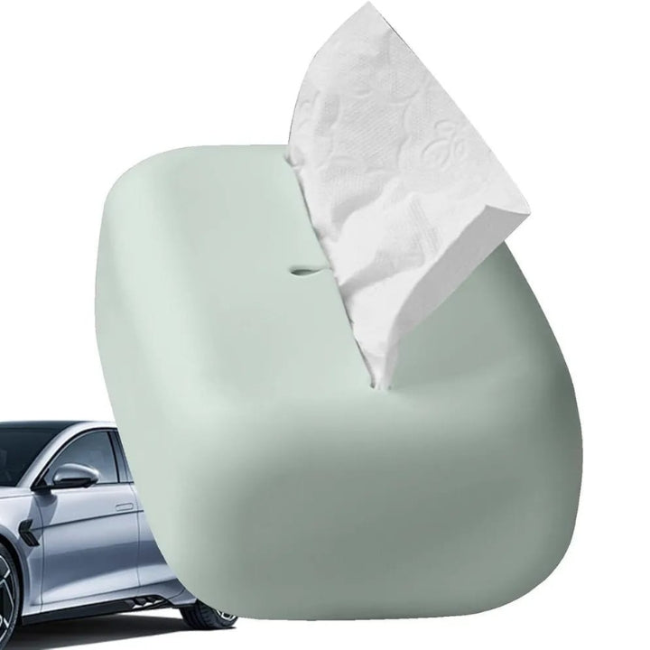 Wall Mount Silicone Tissue Organizer Holder