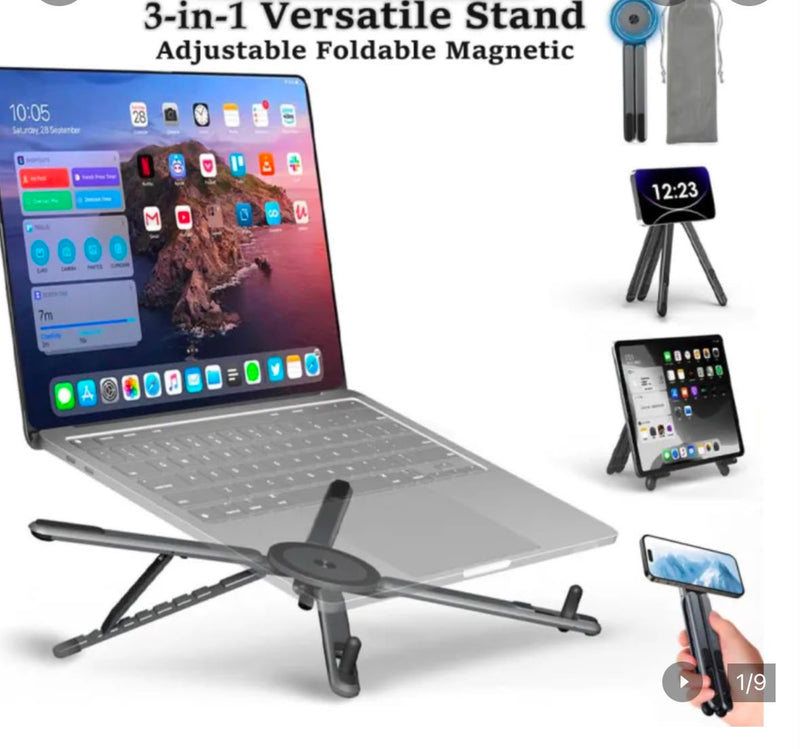 Foldable Laptop & Mobile Stand